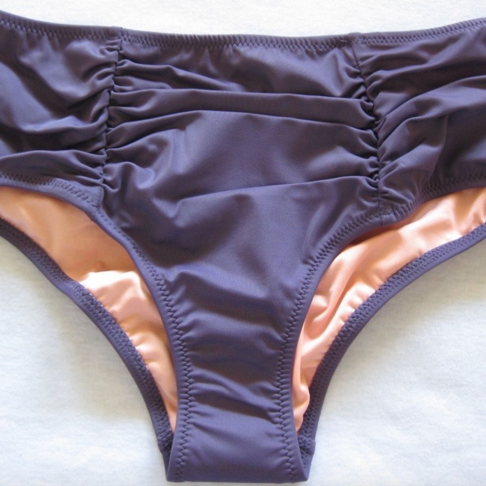 VS High Waist Bottom Swimsuit Bikini Grape Purple